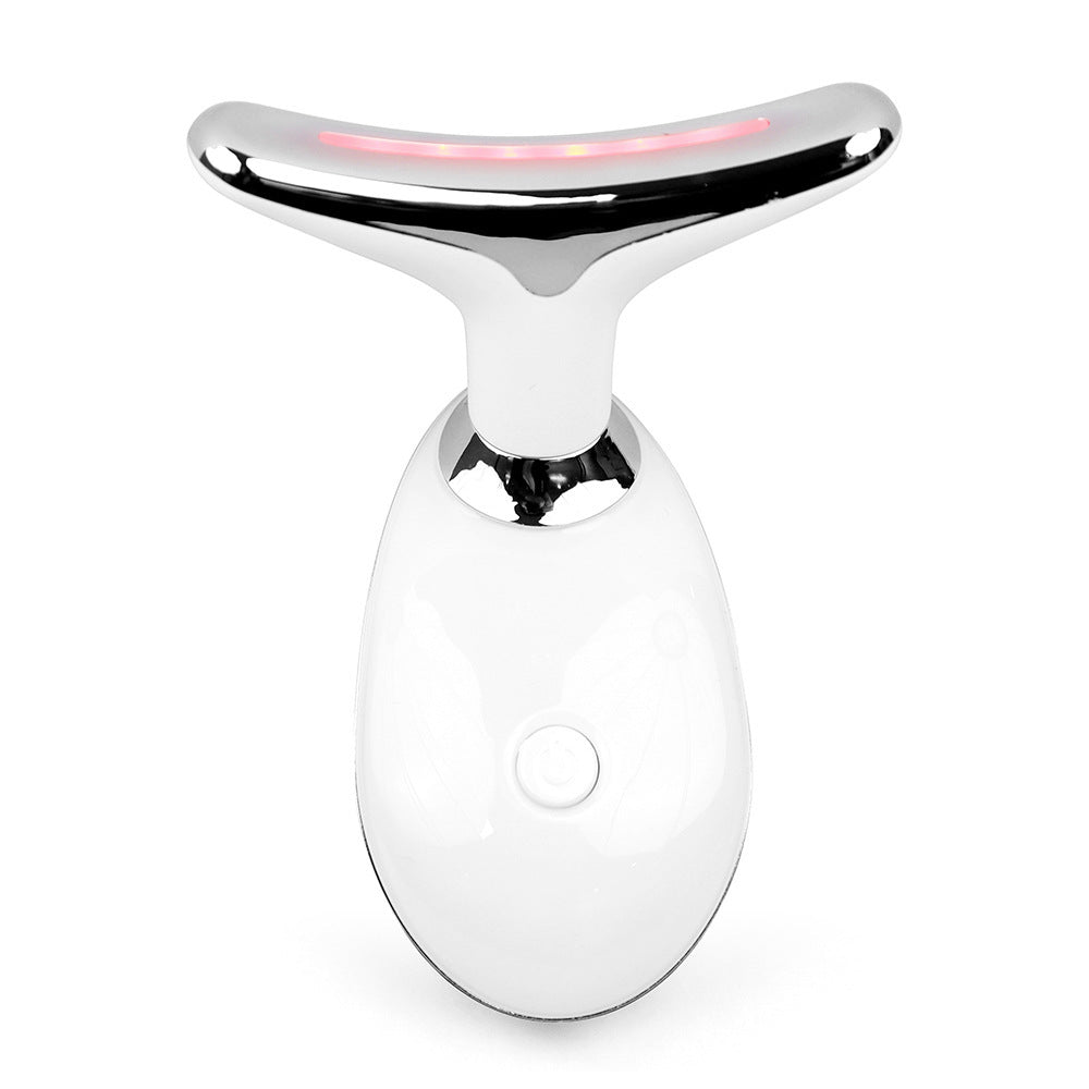 Three-color Neck Care Massage Instrument Facial Lifting Firming Beauty Instrument To Remove Neck Lines