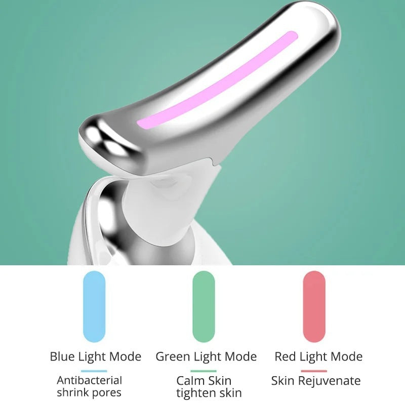 Three-color Neck Care Massage Instrument Facial Lifting Firming Beauty Instrument To Remove Neck Lines